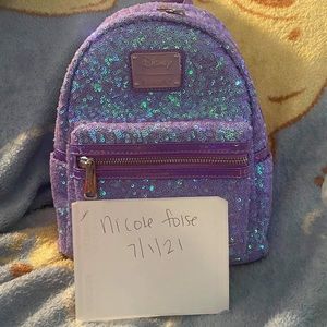 Ariel Purple sequin 30th Anniversary Loungefly